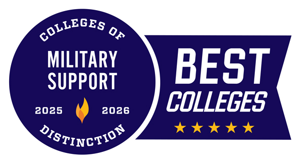 Colleges of Distinction Military Support badge