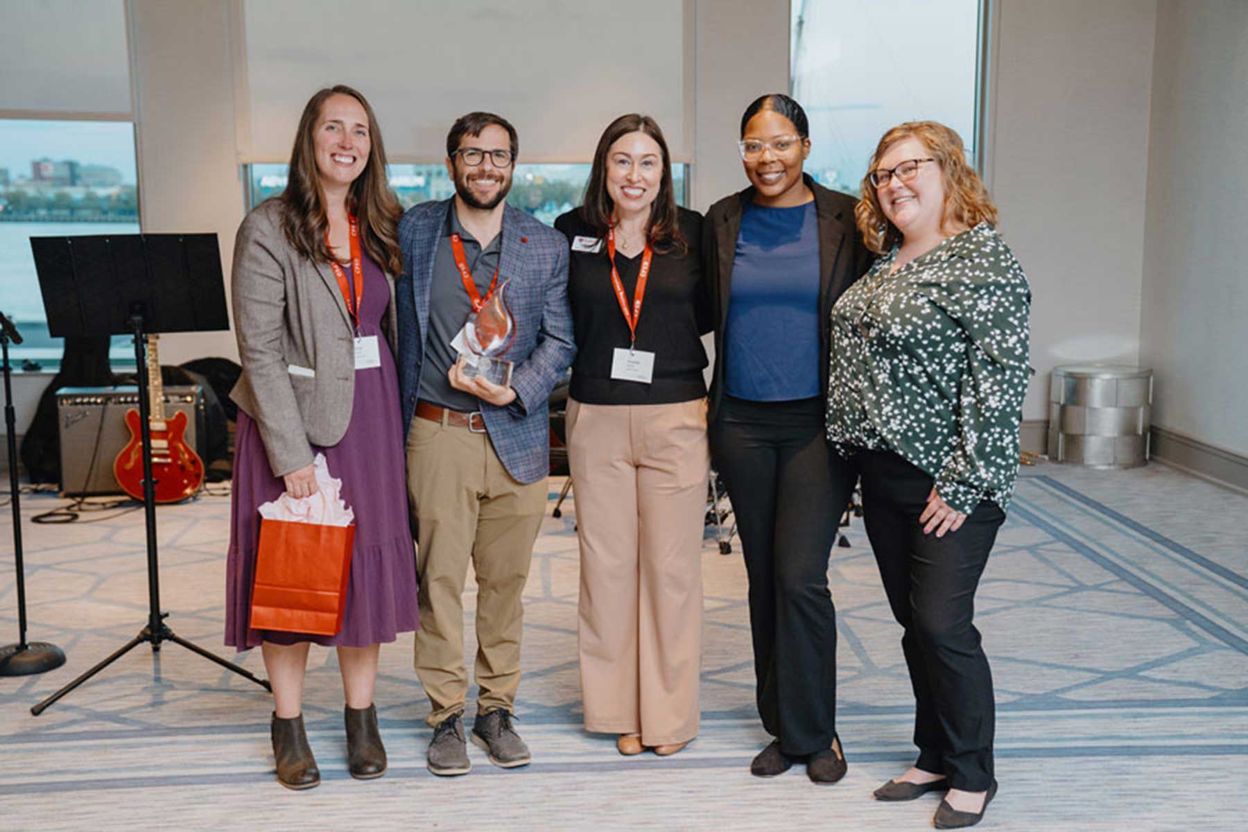 Radford faculty members accept 2025 CPED award