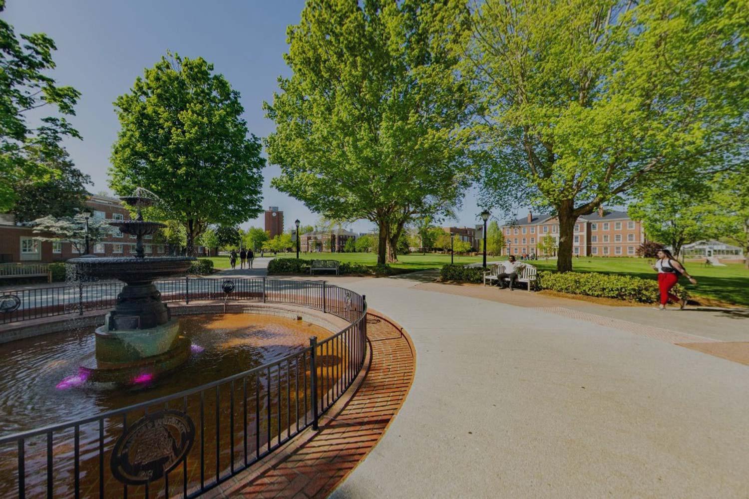 Radford main campus fountain