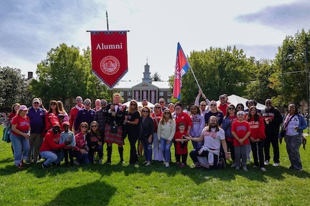 Alumni at Homecoming