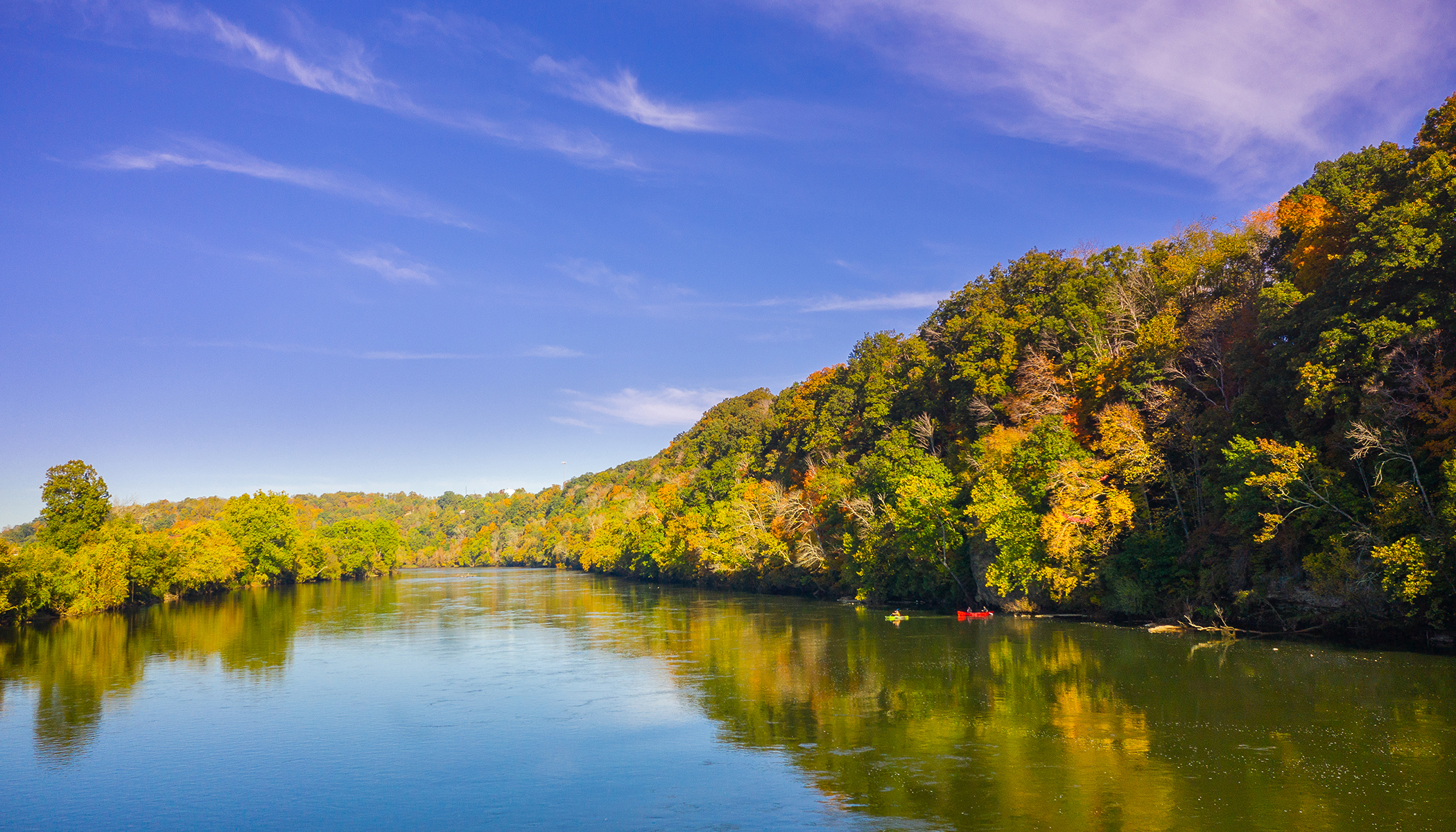 New River drone image