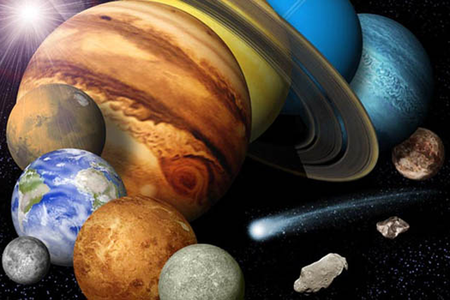 solar system montage courtesy of NASA