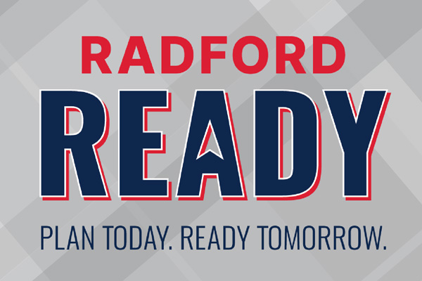 Radford Ready. Plan Today. Ready Tomororw.