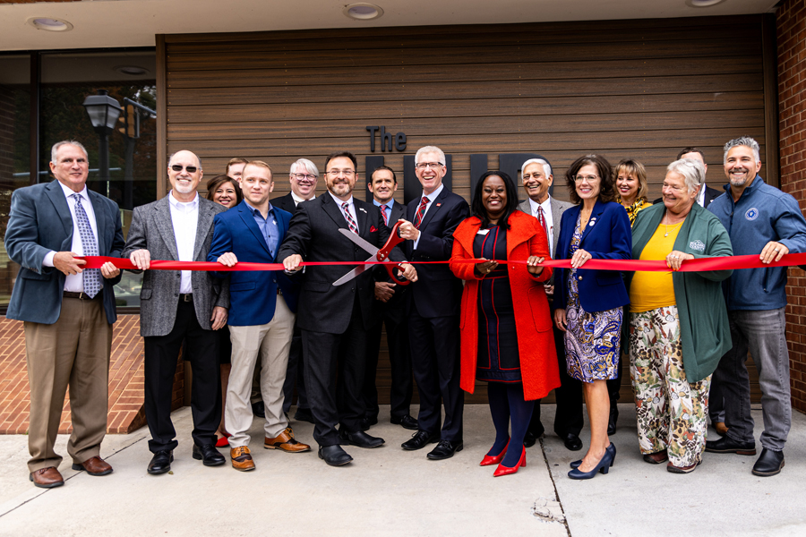 Ribbon-cutting ceremony at The HUB at Radford