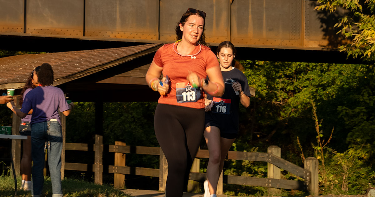 Participants in the inaugural Tartan 5K: A Twighlight Run event