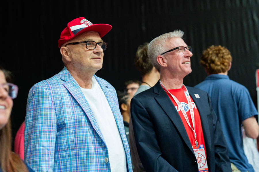 Lovric and President Danilowicz