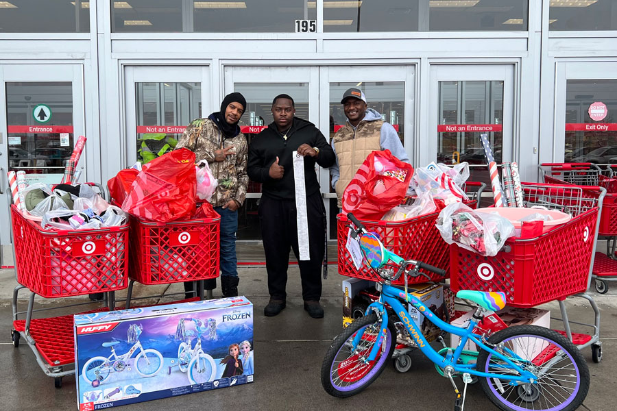 George Zama with Hassan El-Amin and Derondre “Dre” Parker