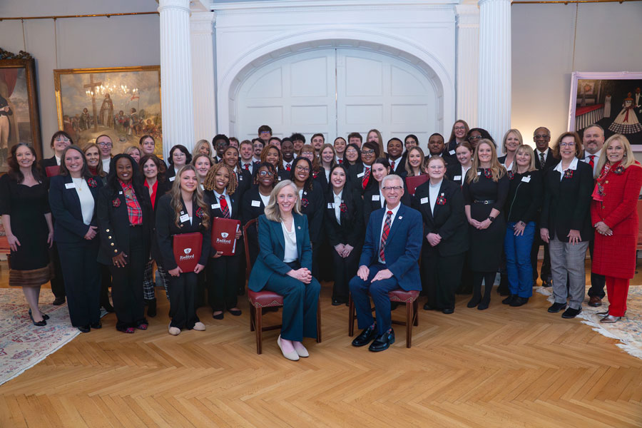 students and employees with the virginia governor