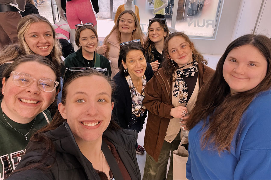 Radford study abroad group