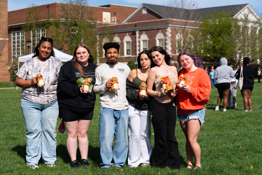 students at First Year Field Day