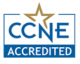 CCNE accredited logo for Nursing