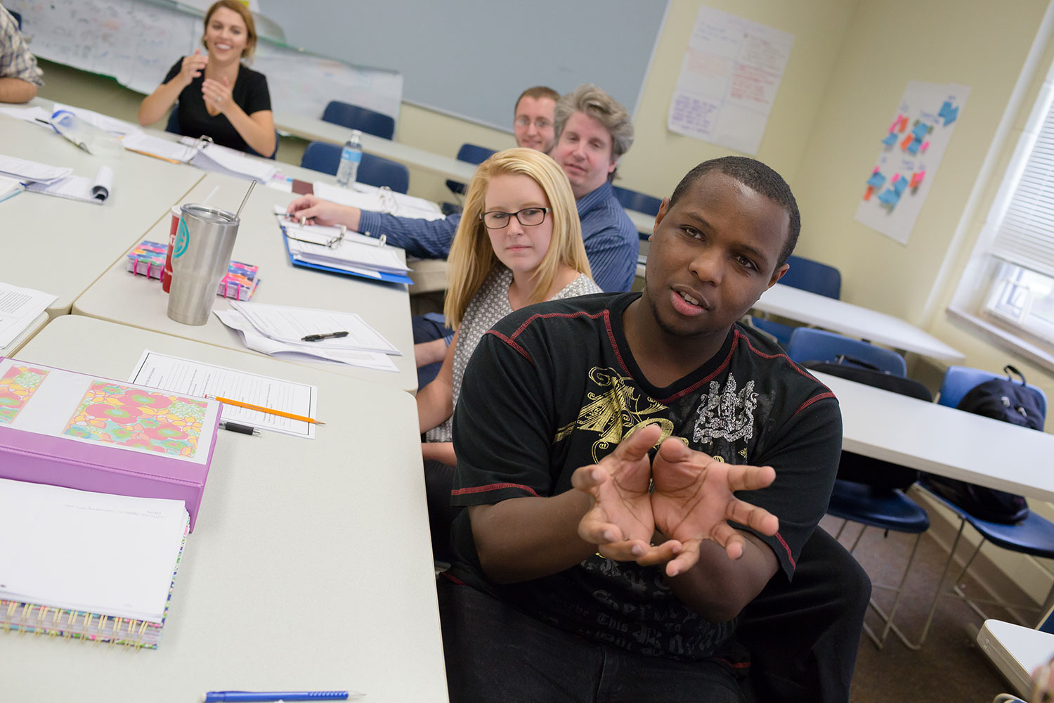 students in classroom