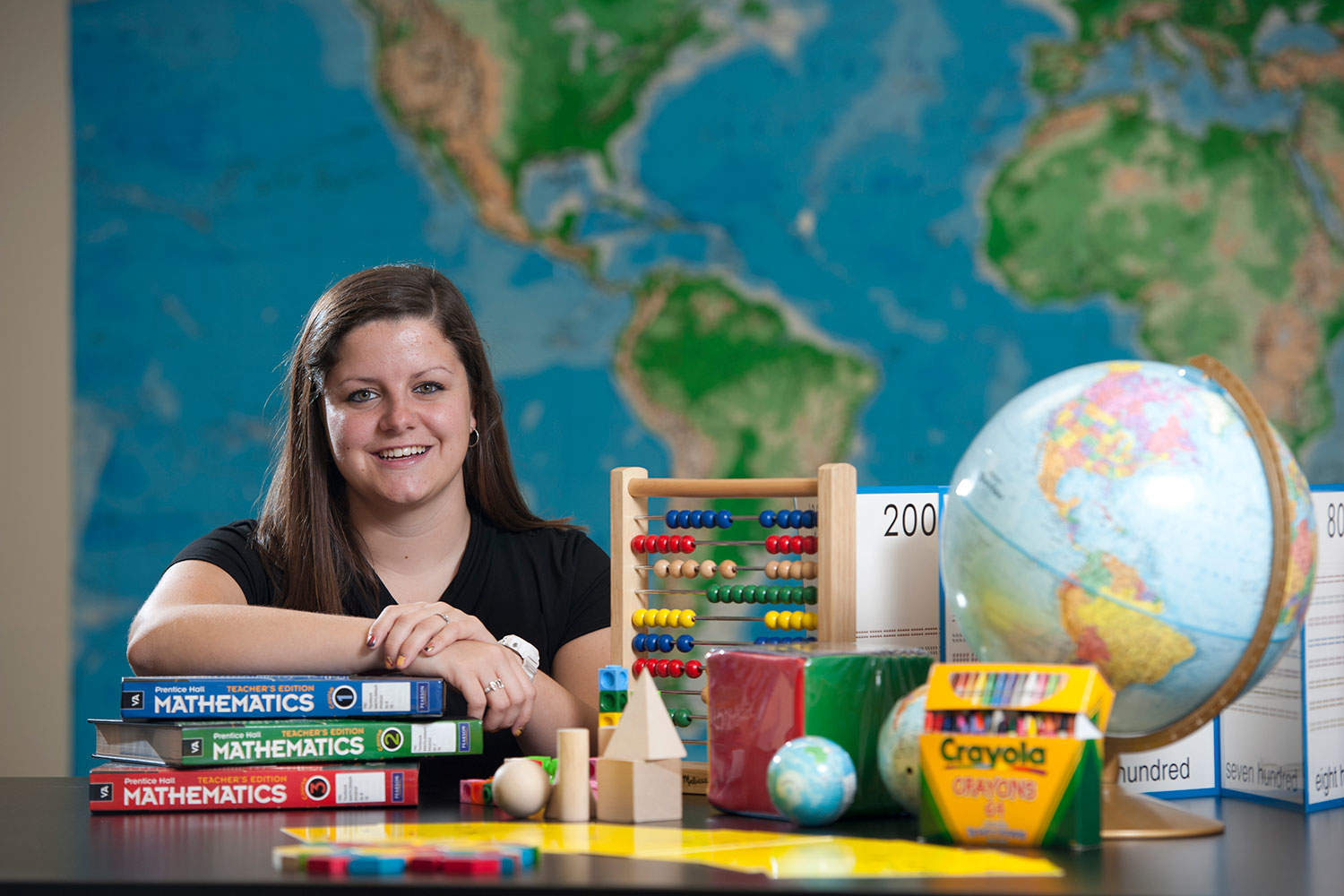 student smiling