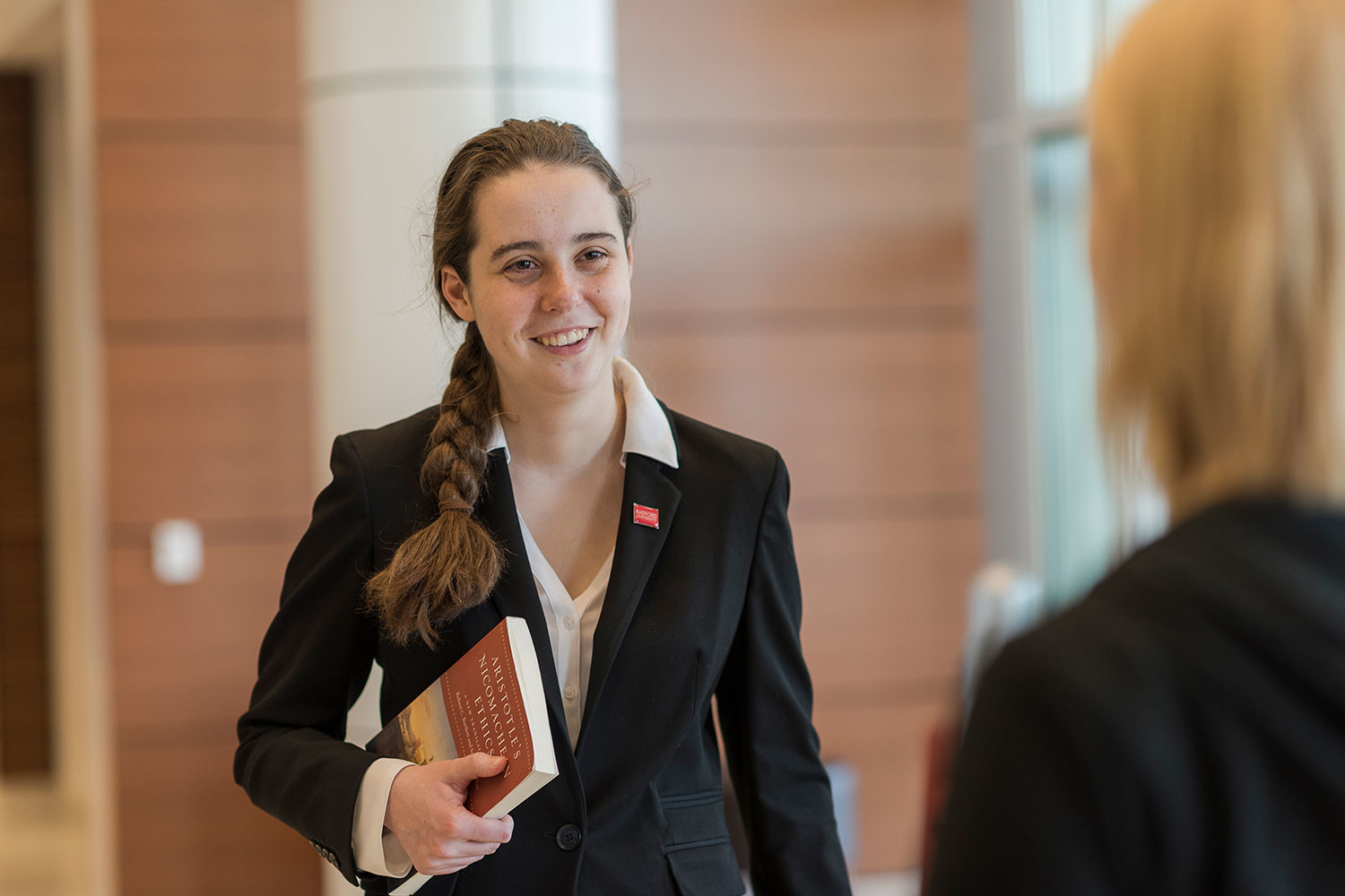 woman in suit