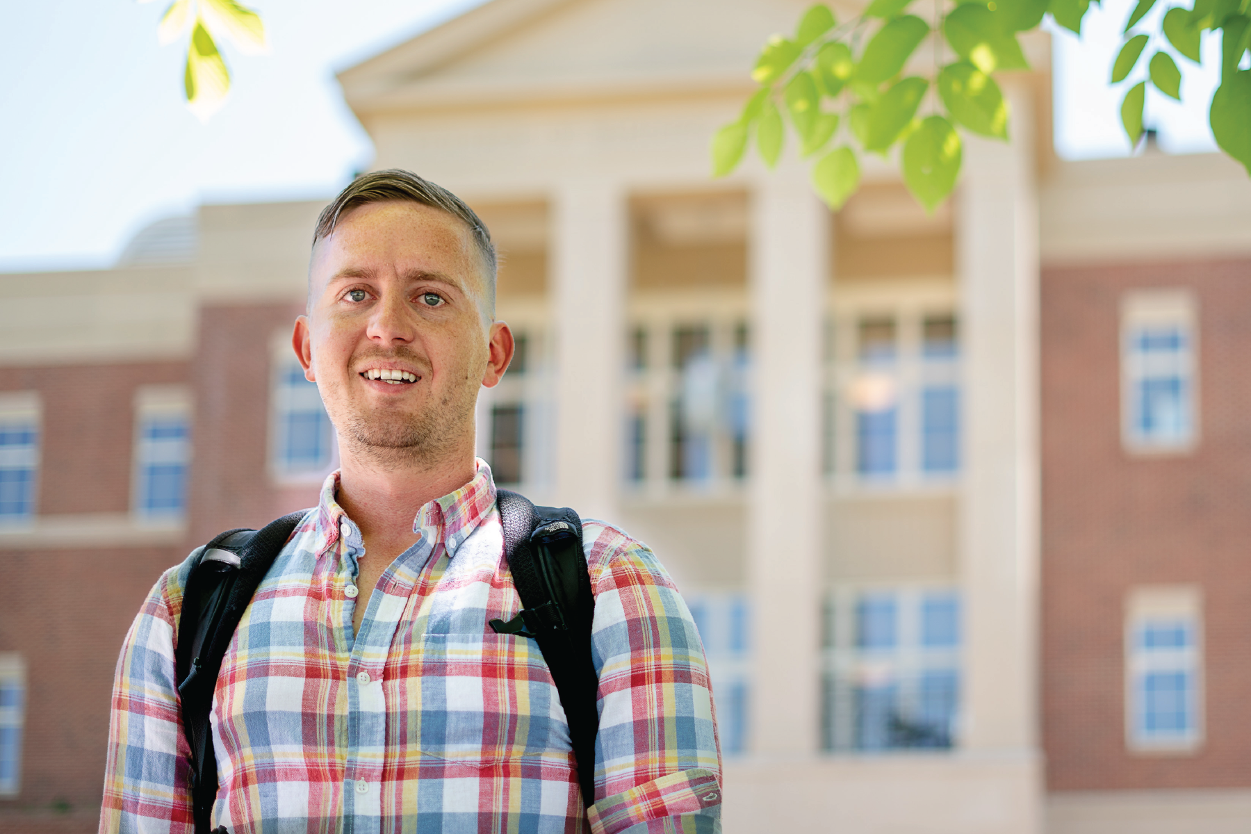 student smiling