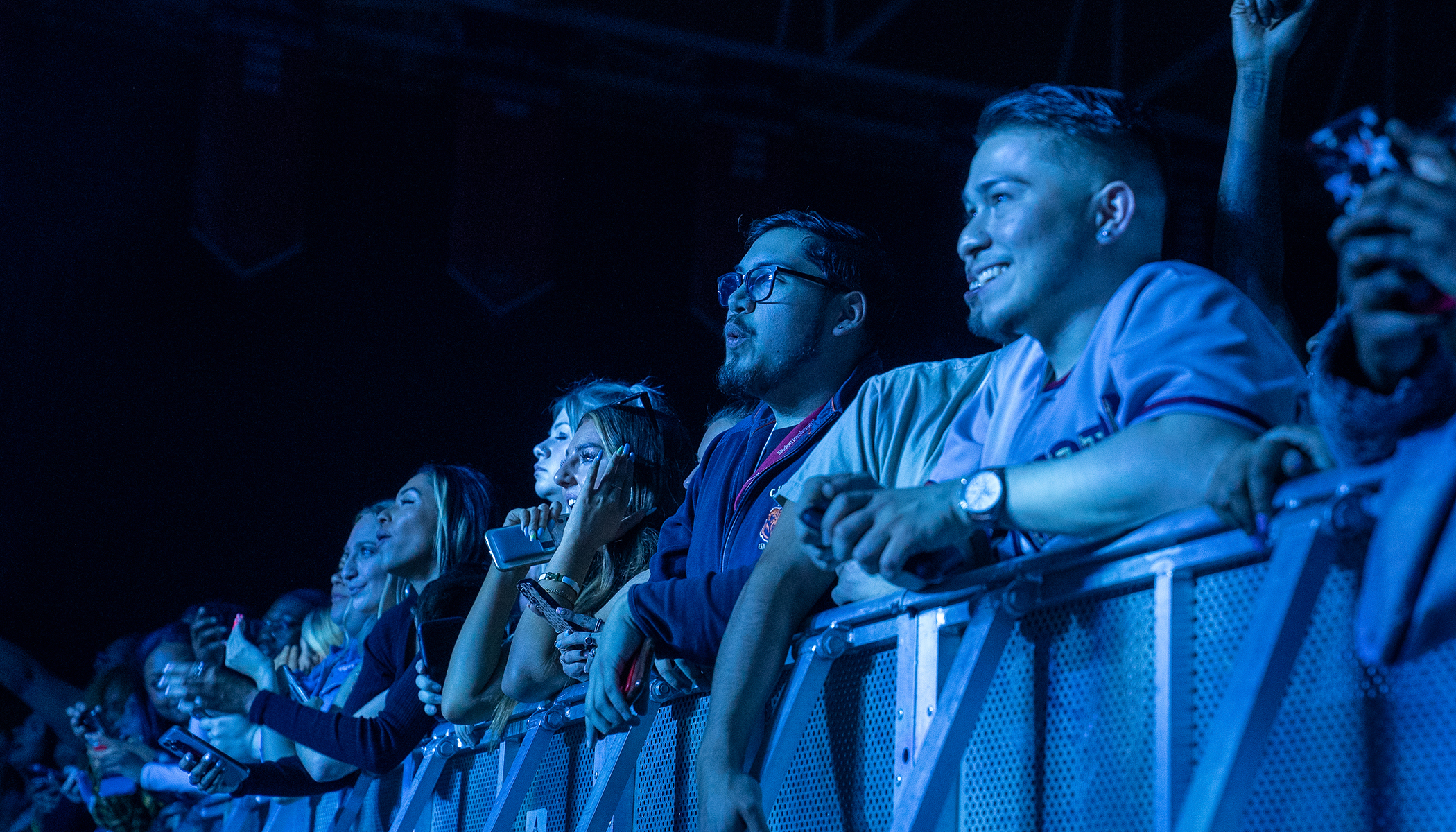 students at concert