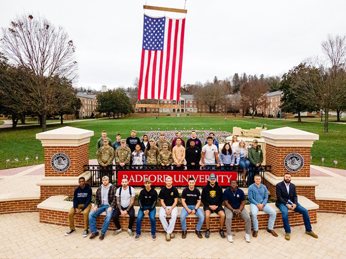 military affiliated students on veterans day