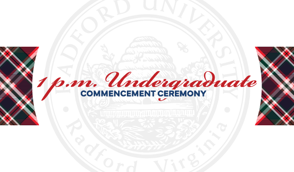 1 p.m. Undergraduate commencement ceremony